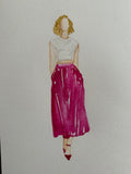 Custom Hand-Drawn Fashion Sketch – Individual & Family Portrait