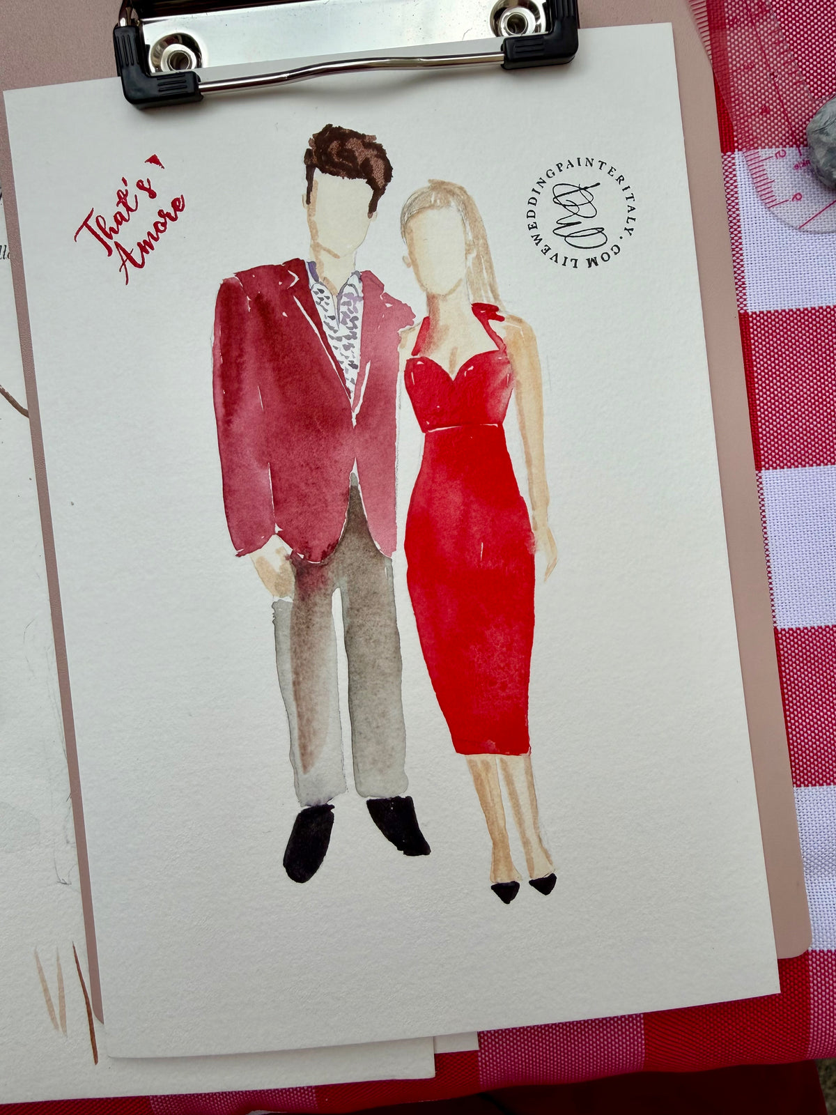 Bespoke Live-Style Guest Sketches – Studio Wedding Favors (Packages for 25 to 200 Guests)