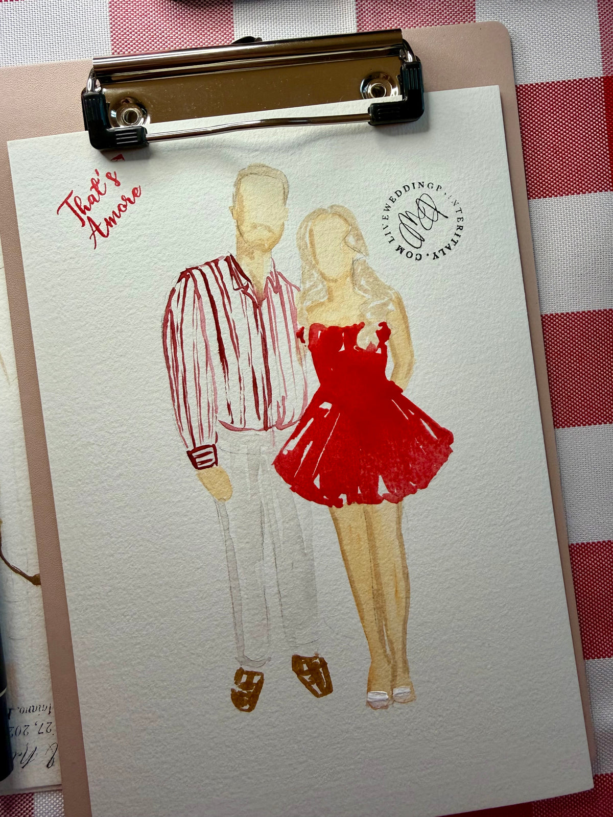 Bespoke Live-Style Guest Sketches – Studio Wedding Favors (Packages for 25 to 200 Guests)