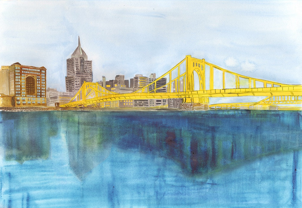 Custom Wedding Venue Watercolor Painting – Destination Architecture Art